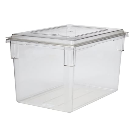 Cambro Cambro - Camwear Food Storage Container, 18 x 26x15, 20 Gallon Capacity, Clear, PK3 182615CW135